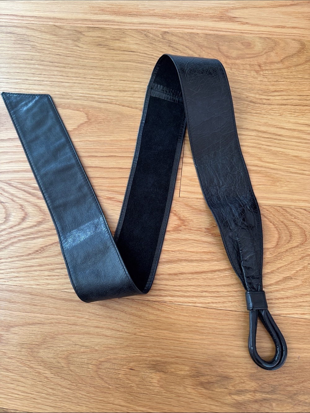 Black Leather Belt, S/M